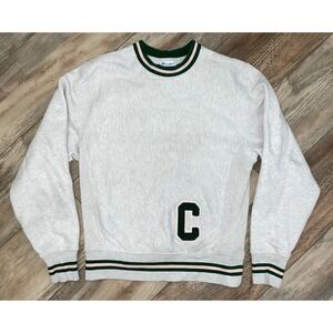 Champion Premium Reverse Weave Sweatshirt Mens Small‎ Varsity Crew Neck Pulover